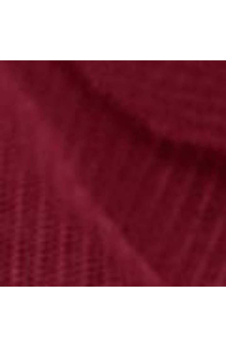 Karen Millen Tulle Ruffle Detail Woven Jacket, Alternate, color, Cabernet