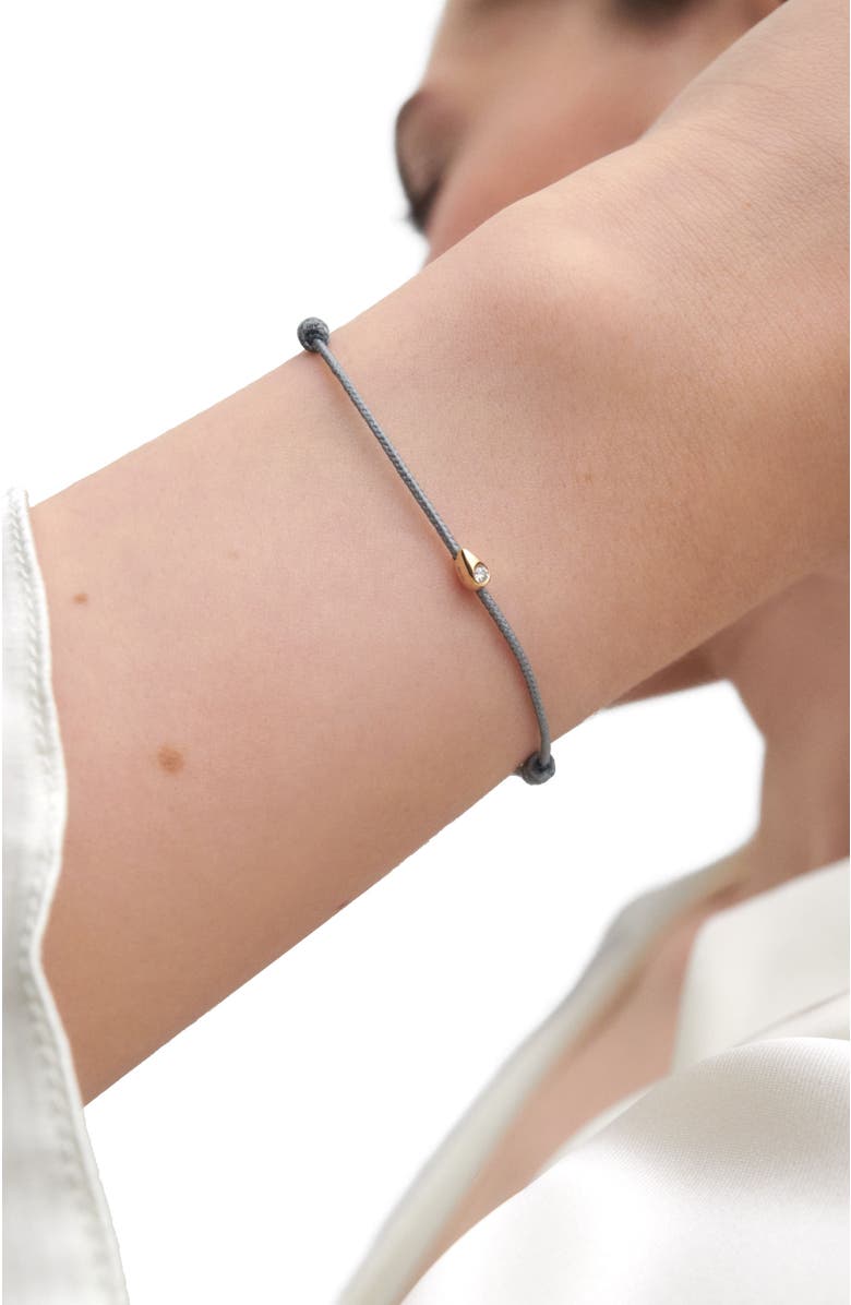 PDPAOLA Lia Diamond Cord Bracelet, Alternate, color, Light Blue