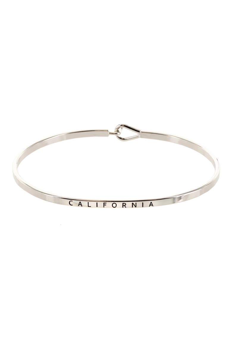 The Golden State Bracelet, Main, color, silver