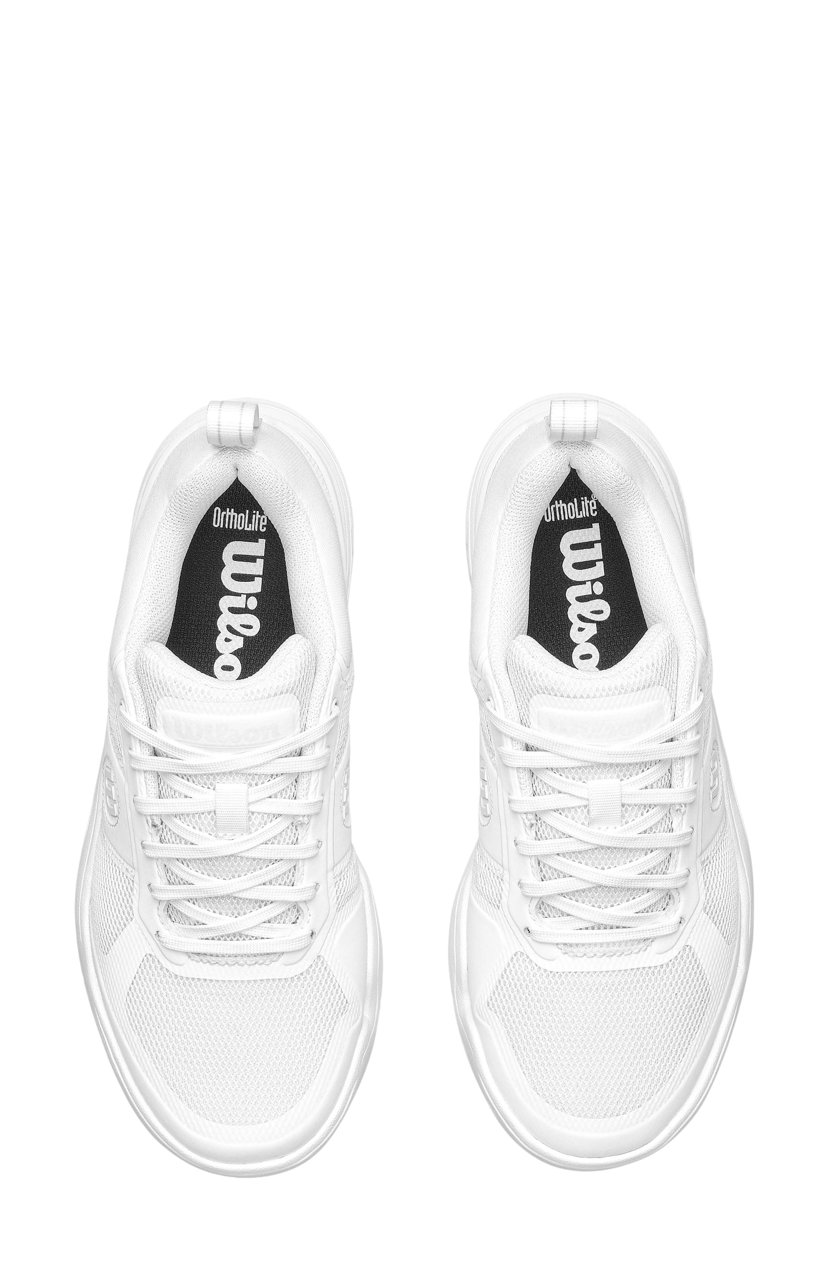 Pickle Pro Pickleball Sneaker, Alternate, color, CLEAR WHITE / CLEAR WHITE