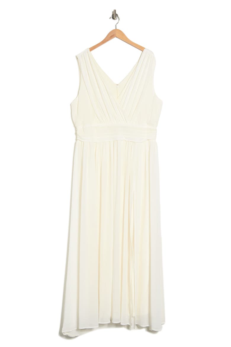 Thalia Goddess Maxi Dress, Alternate, color, GARDENIA