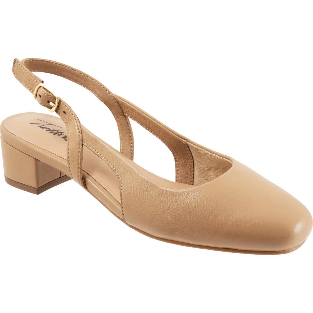 Trotters Dottie Slingback Pump In Beige