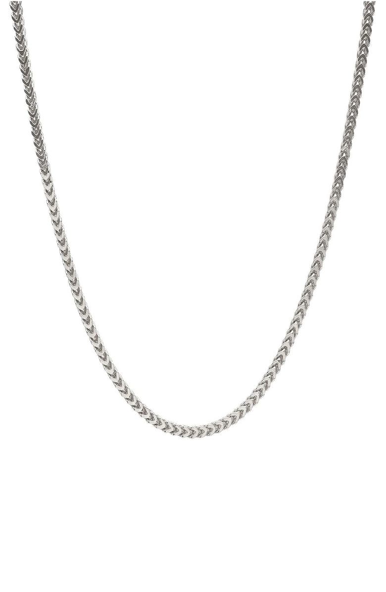BEST SILVER Sterling Silver Snake Chain Necklace, Main, color, Silver