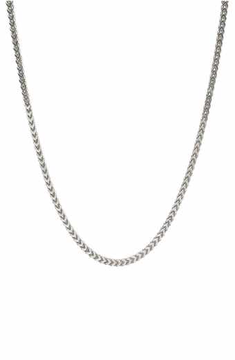 BEST SILVER Sterling Silver Snake Chain Necklace