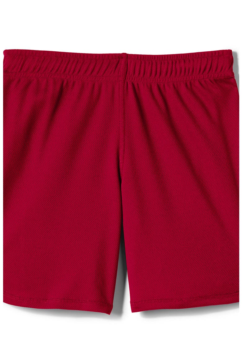School Uniform Girls Mesh Gym Shorts, Alternate, color, Red