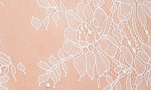 Mapalé Mapale Faux Pearl Lace-up Lace Teddy