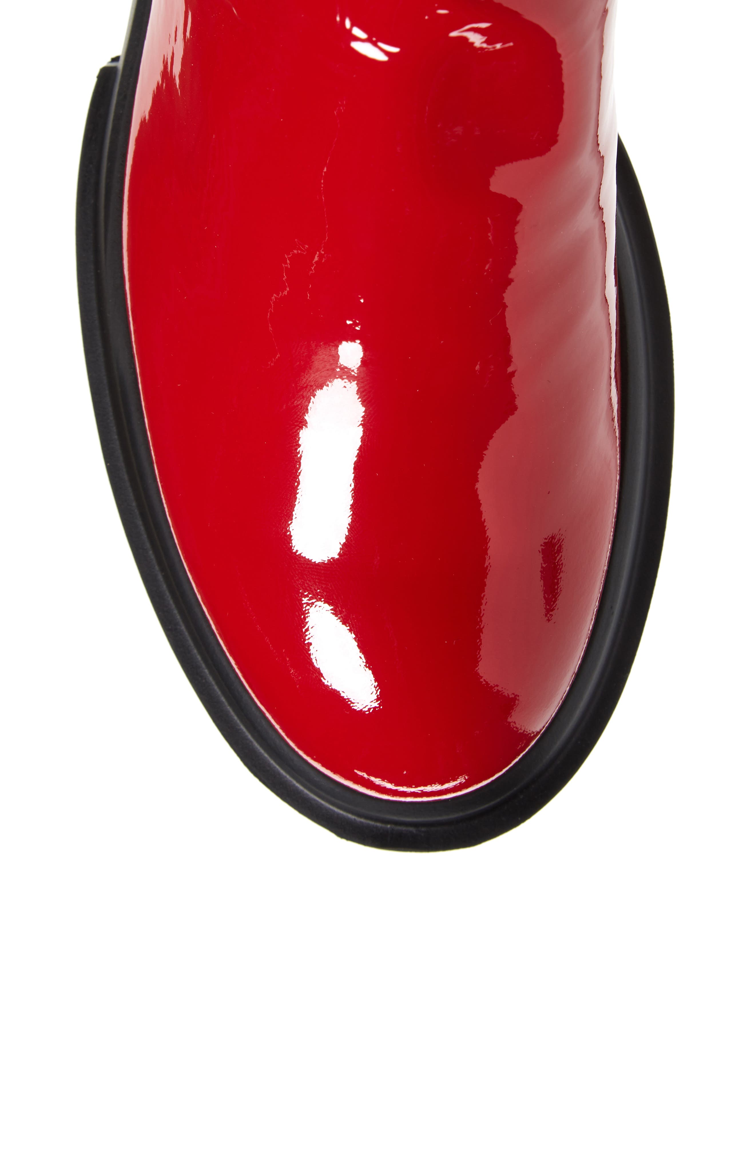 Maxine Chelsea Boot, Alternate, color, RED PATENT