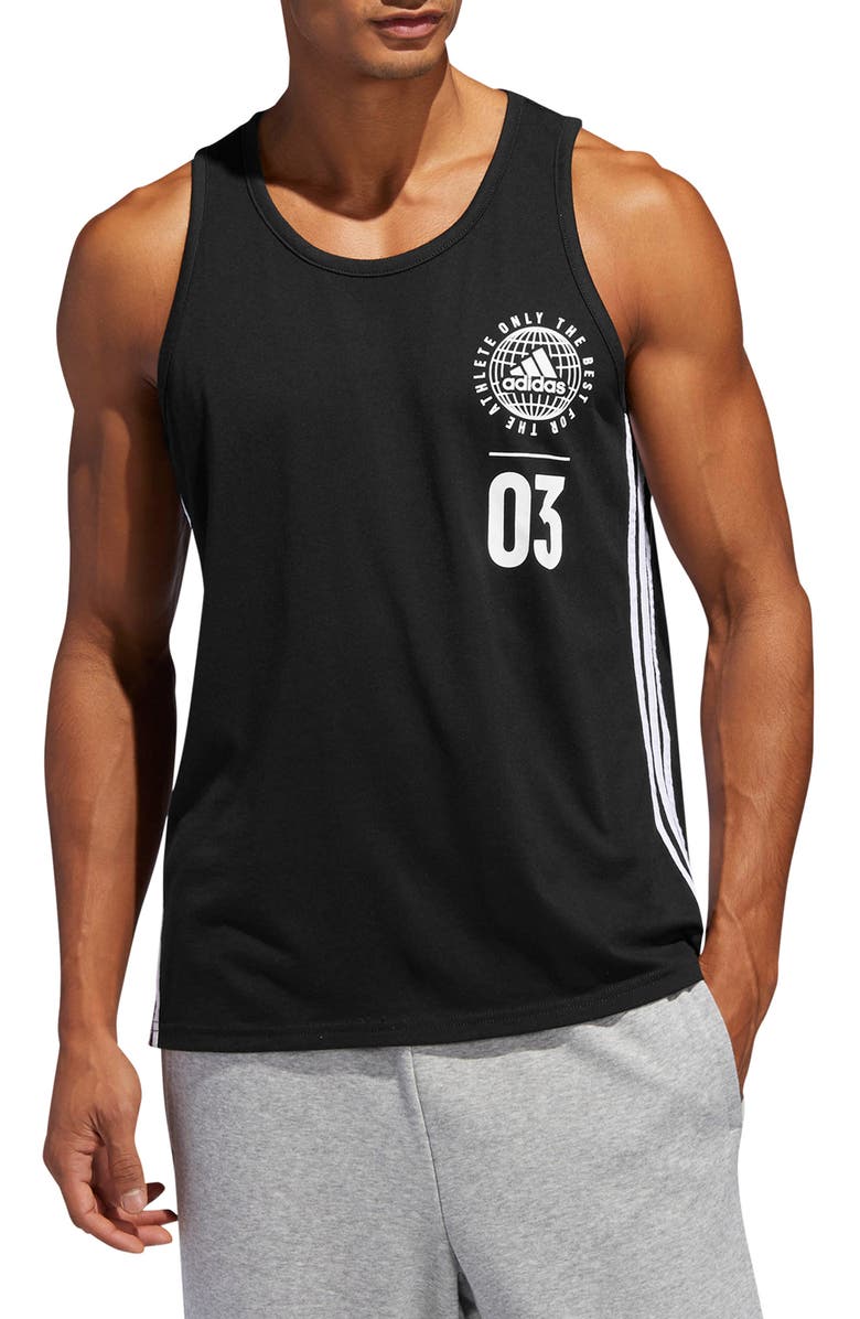 adidas BOS Stack Tank, Main, color, 