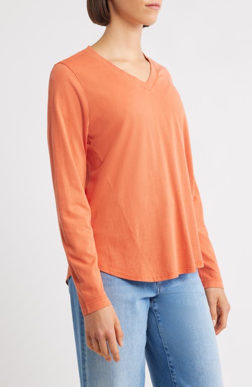City Blues Beth Long Sleeve T-shirt In Orange