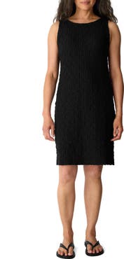 Eileen Fisher Bateau Neck Sleeveless Dress