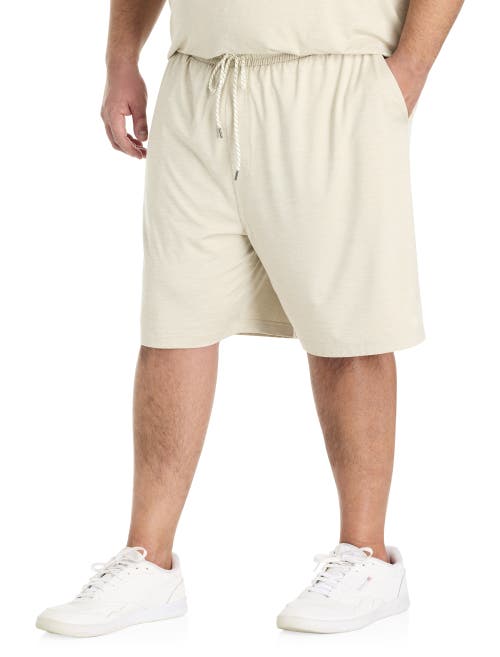 Reebok Big & Tall Performance Shorts In Sport Beige Heather