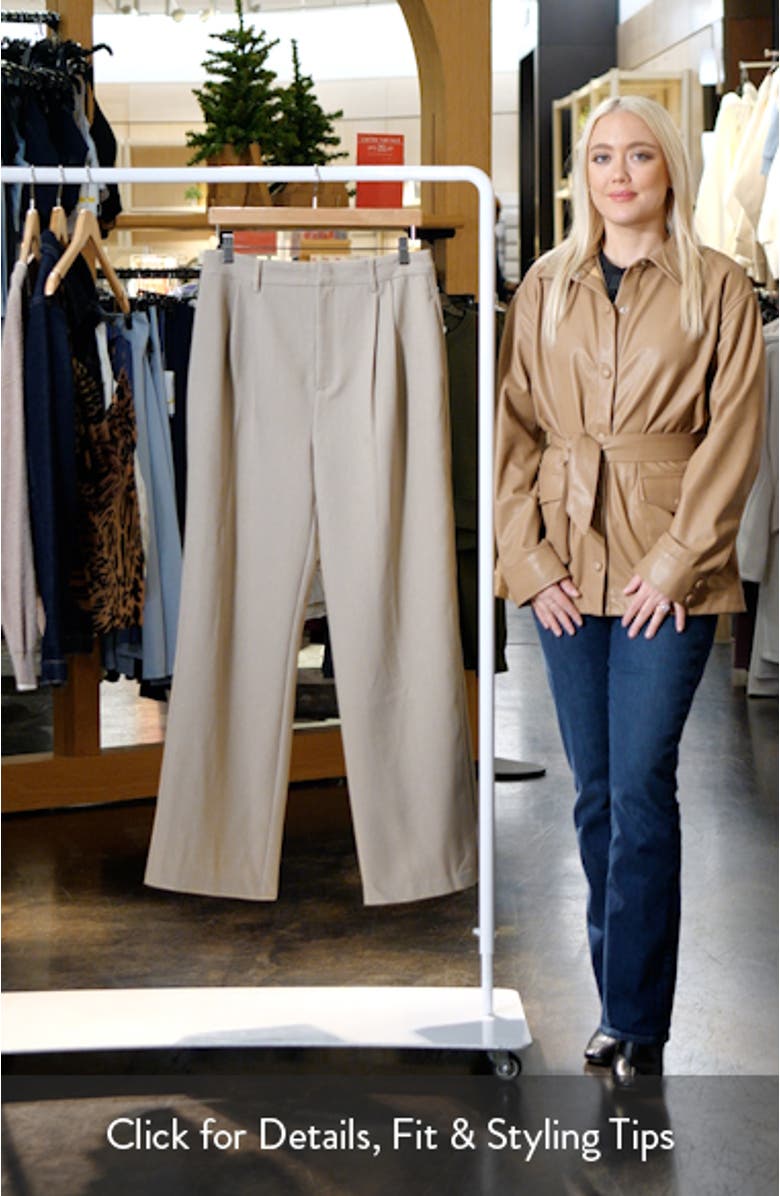 Pleated Wide Leg Pants, sales video thumbnail