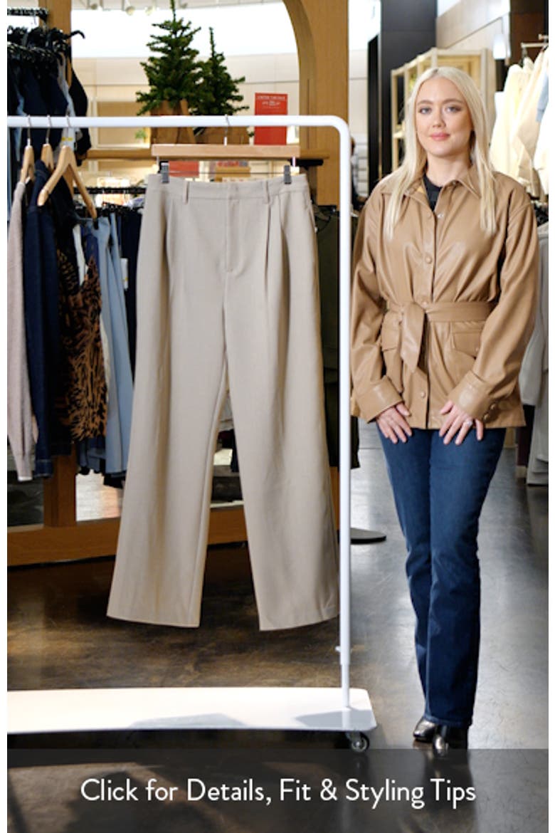 Pleated Wide Leg Pants video
