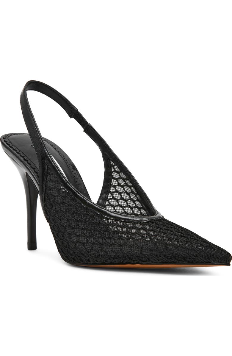 Steve Madden Andromeda Slingback Sandal, Main, color, Black Mesh