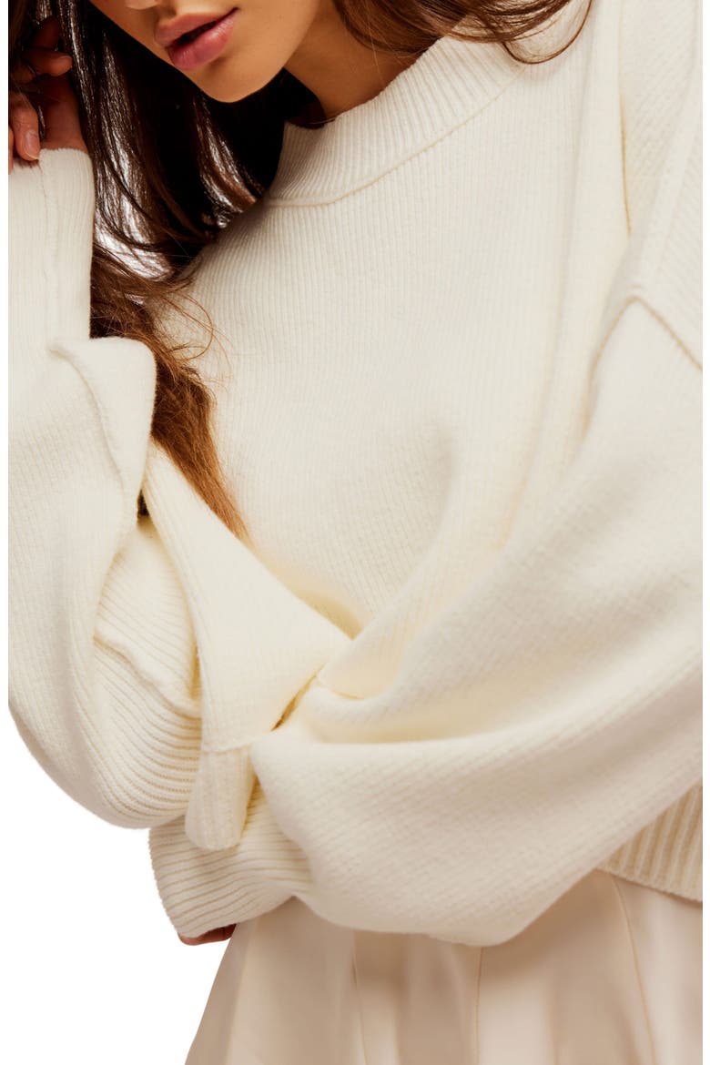 Easy Street Crop Pullover, Alternate, color, MOONGLOW