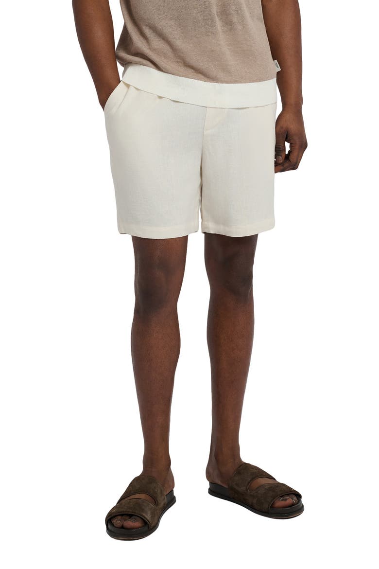 Classic Pull On Linen Short 6", Alternate, color, OAT