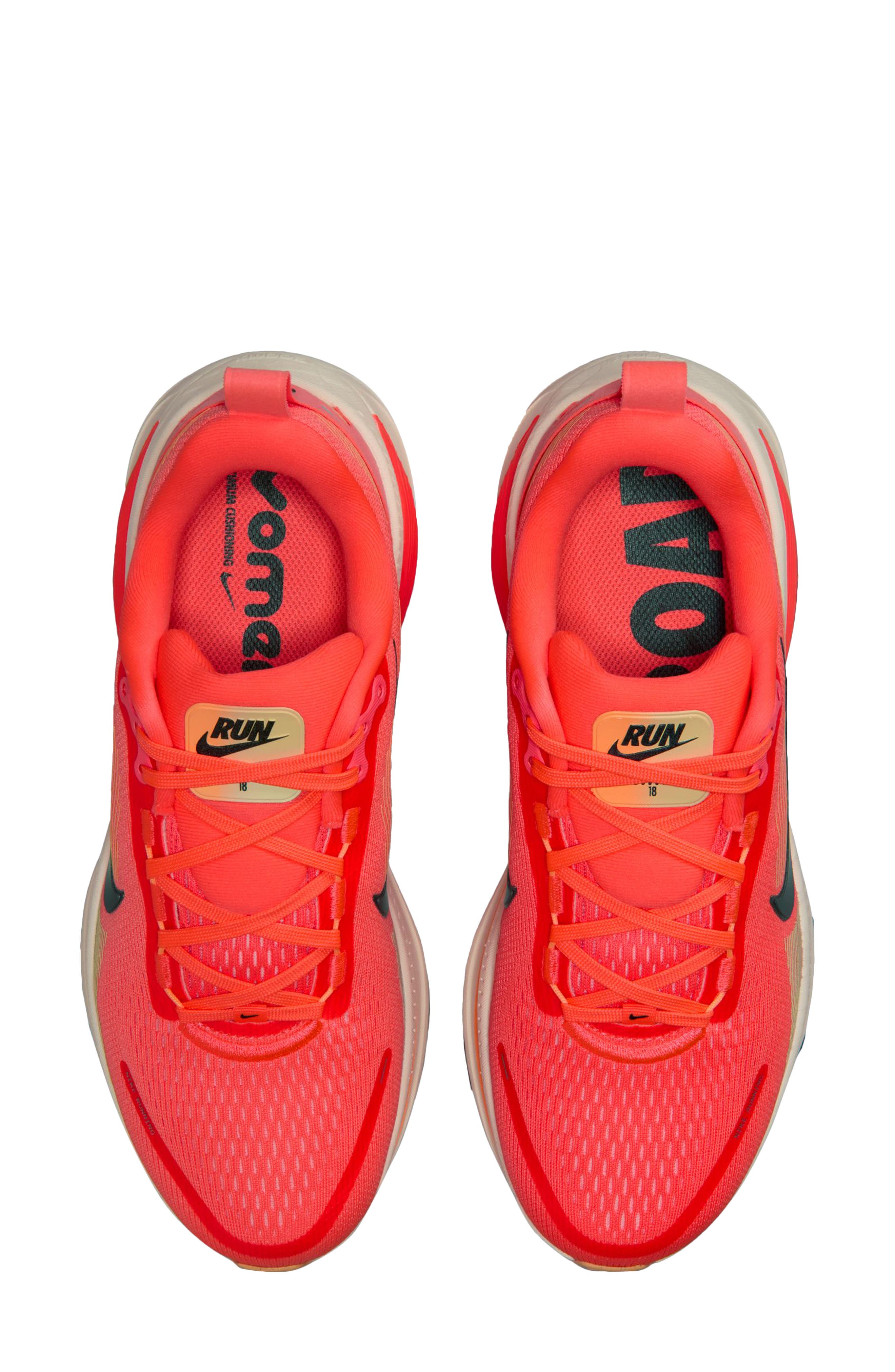Vomero 18 Running Shoe, Alternate, color, HOT LAVA/ BLACK