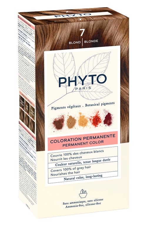 Phytocolor Permanent Hair Color in 7 Blonde 