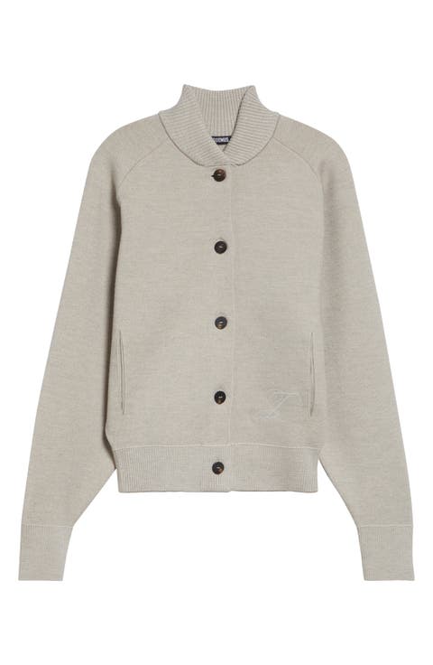 Le Lavande Bomber Cardigan