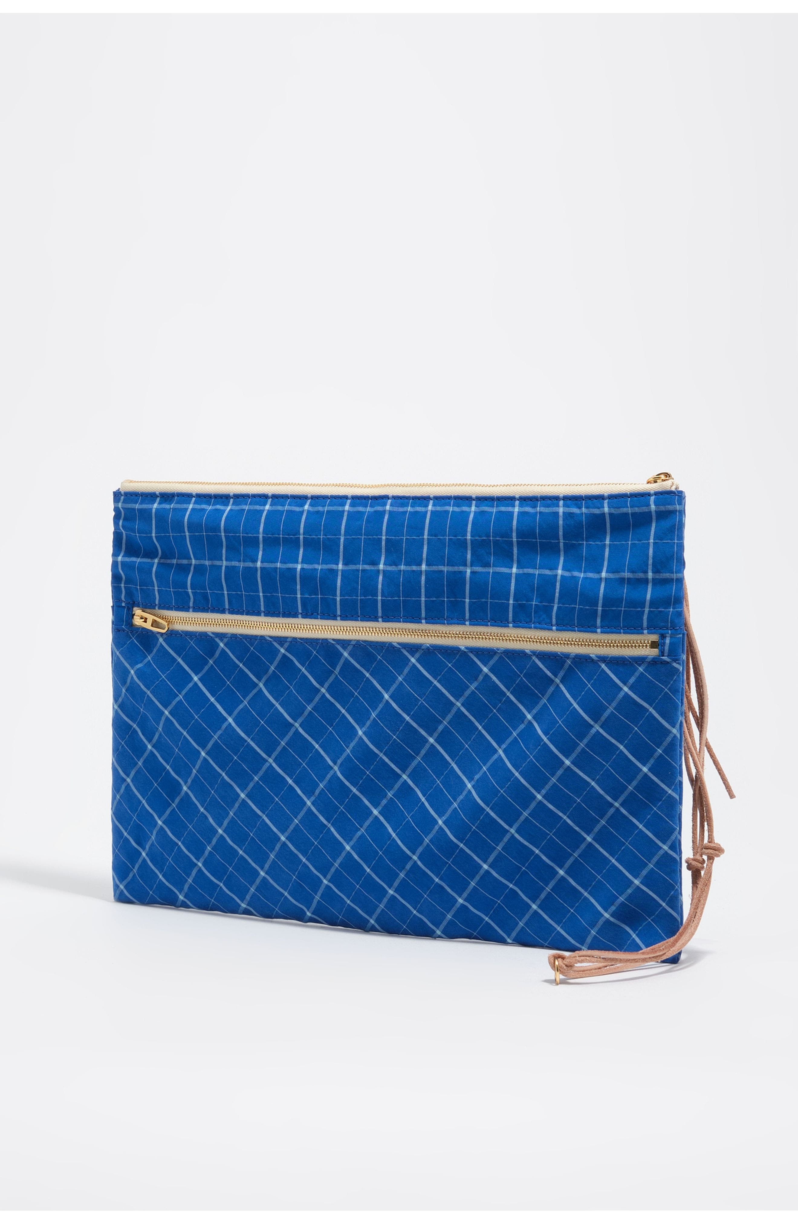 Bimba y Lola Zip Clutch, Alternate, color, Electric Blue