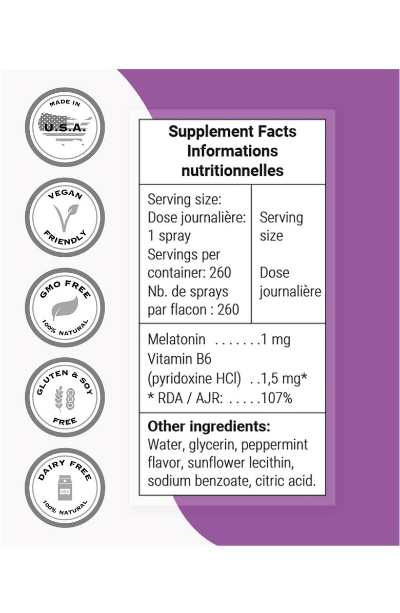SuperSmart Melatonin Spray, Alternate, color, NO COLOR