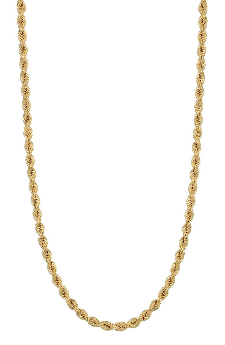 Bony Levy 14K Gold Rope Chain Necklace, Main, color, 