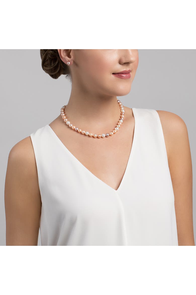Freshwater Pearl Necklace 8-8.5mm AAAA, Alternate, color, Multicolor Pearl