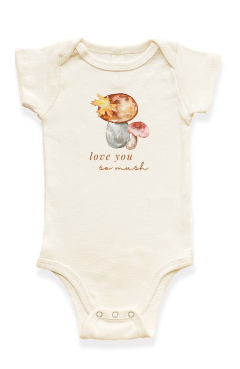 Love You So Mush Organic Baby Bodysuit
