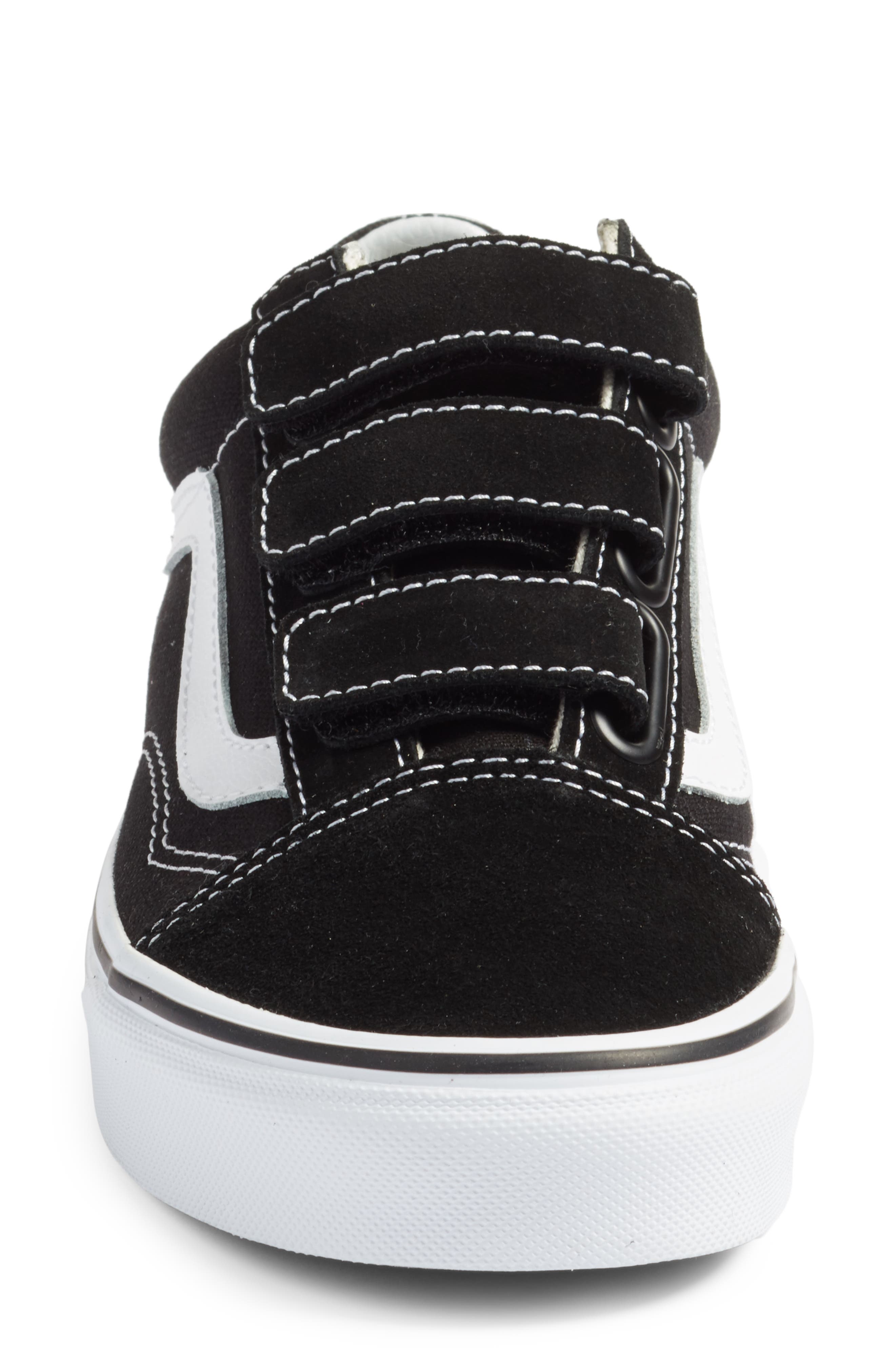 Old Skool V Pro Sneaker, Alternate, color, BLACK/ TRUE WHITE