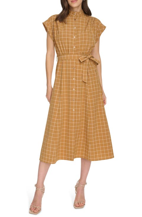 Big Check Shirtdress