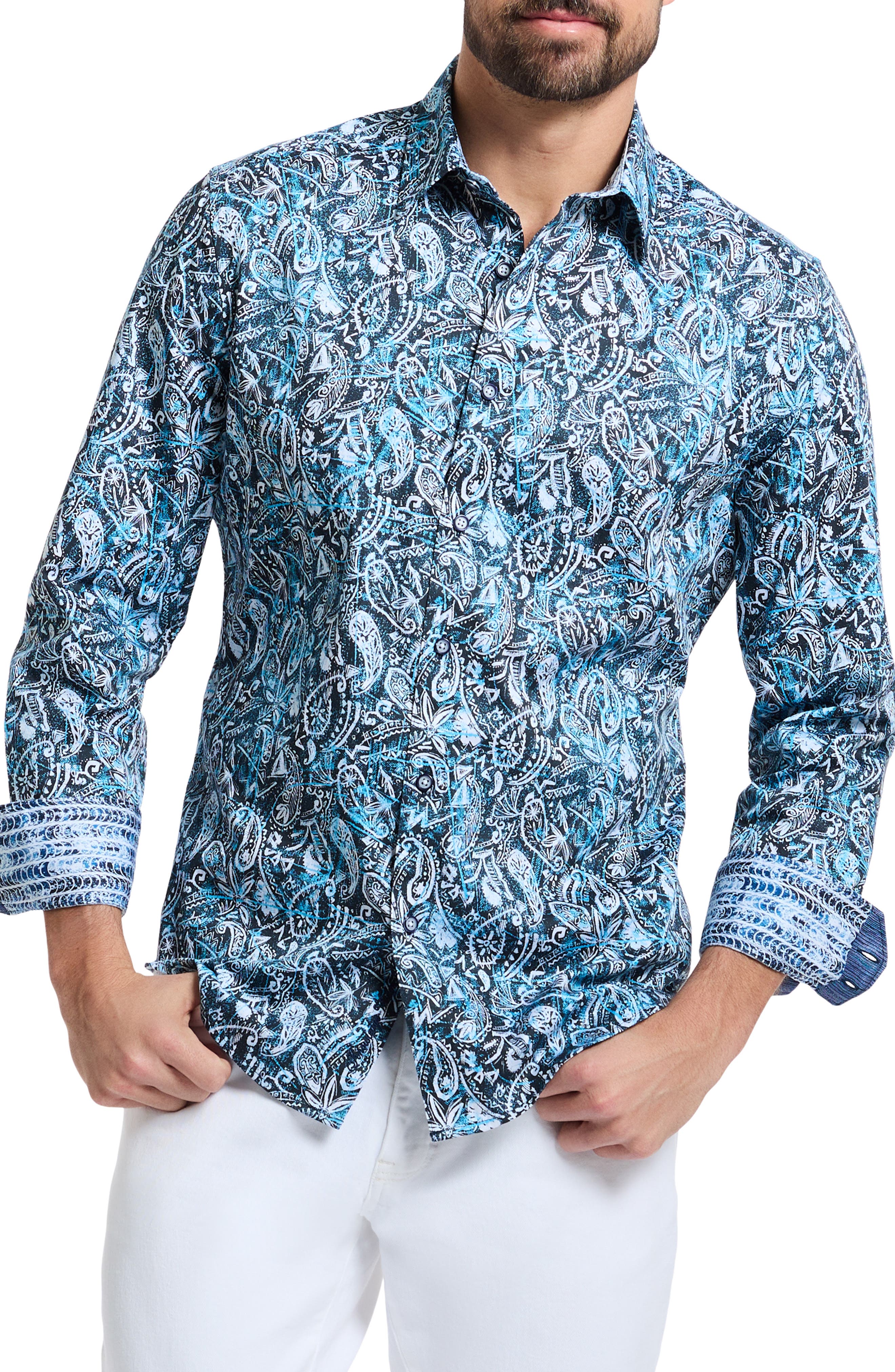 Robert Graham Atwell Long Sleeve Button-Up Shirt