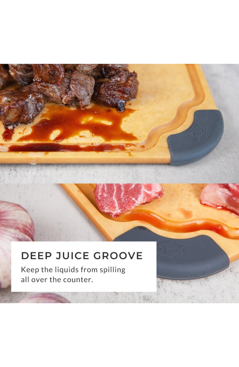 Eli Home Essential Series Cutting Board, X-Large -17" x 13", Alternate, color, Brown