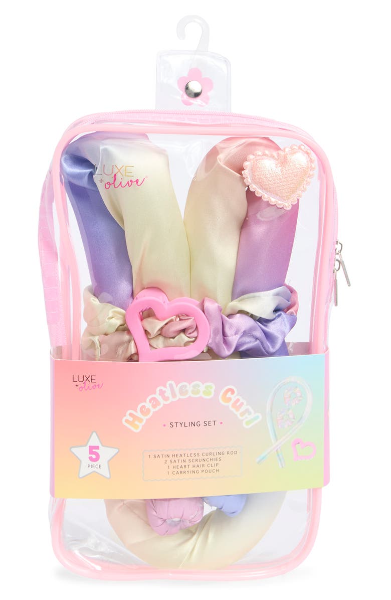 Luxe + Olive Heatless Curl Styling Set, Main, color, Holographic