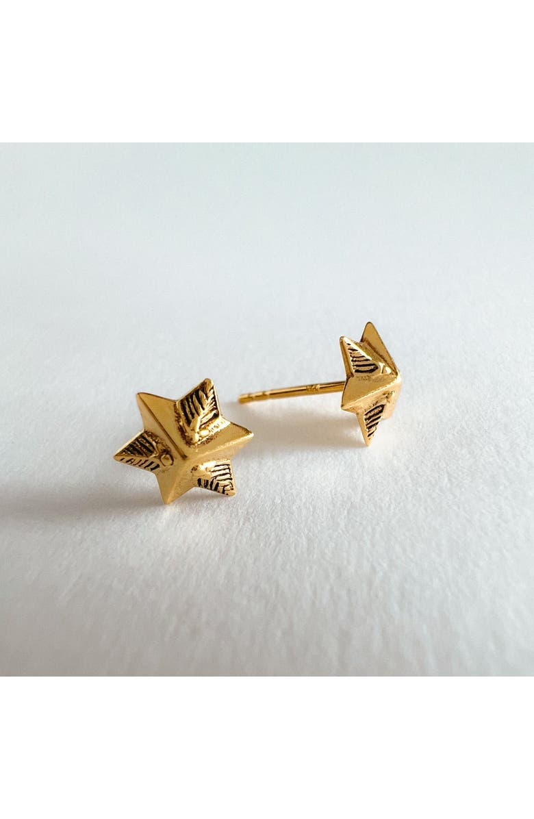 Astor & Orion Star Studs Gold, Alternate, color, Gold