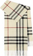 Burberry Giant Icon Check Cashmere Scarf