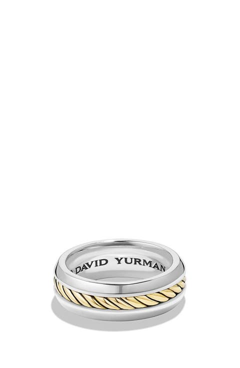 Cable Classic Ring with 18K Gold