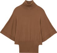 Reiss Hadley Turtleneck Dolman Sleeve Wool Sweater