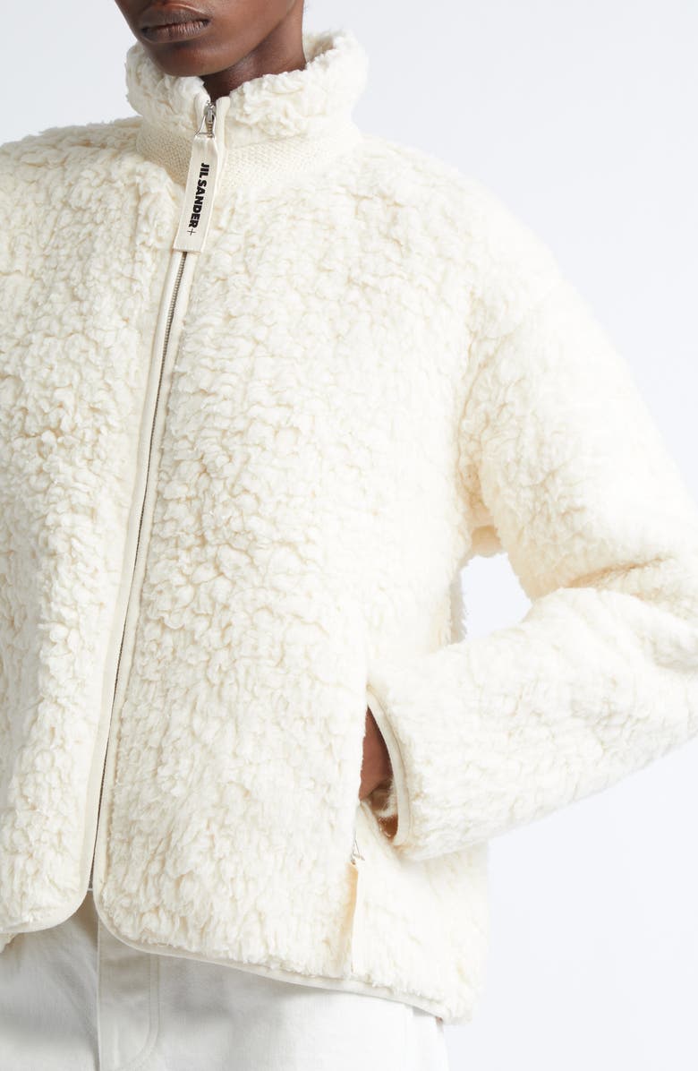 Jil Sander Cotton Fleece Jacket, Alternate, color, 