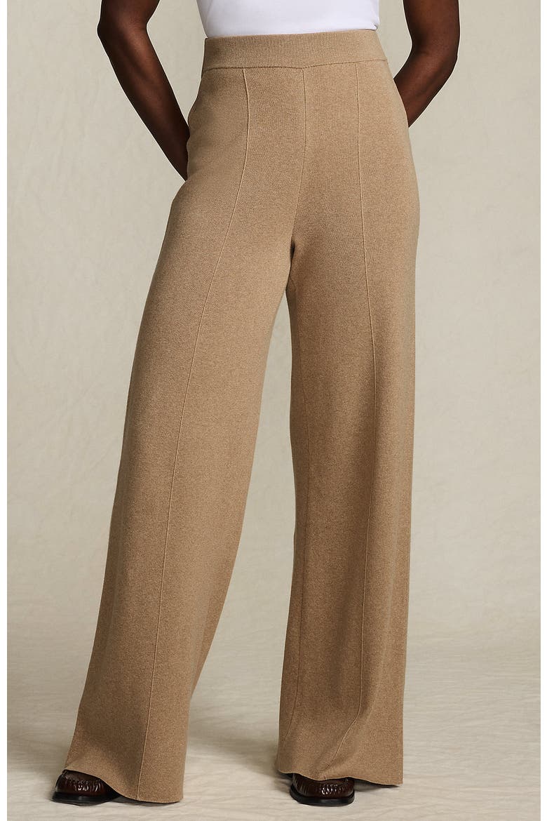Fine Gauge Cotton Sweater Pants, Main, color, Vicuna Heather