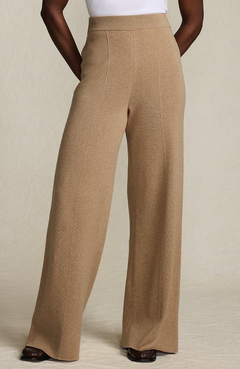 Fine Gauge Cotton Sweater Pants
