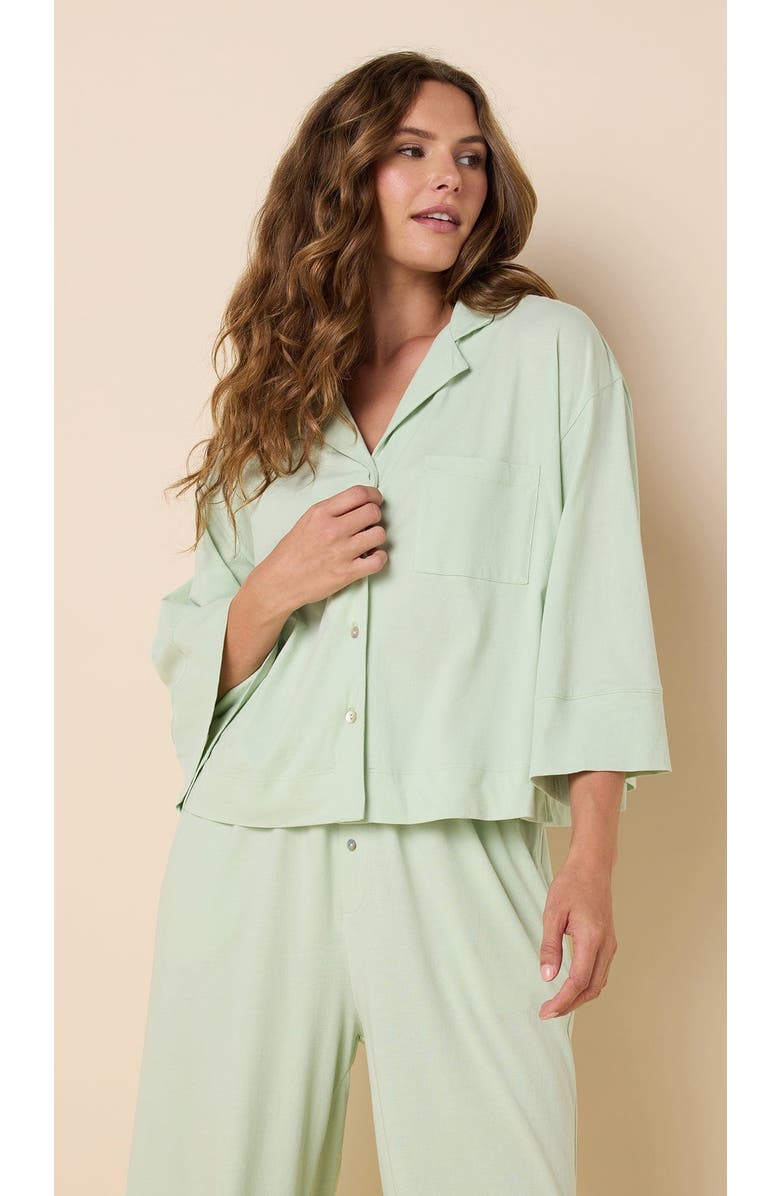 The Cat's Pajamas The Mariposa Set, Alternate, color, Celadon