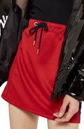 Topshop Sporty Popper Miniskirt