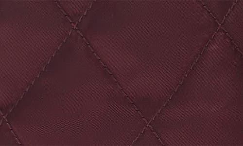 Burberry Quilted Twill Chain Pouch In Red