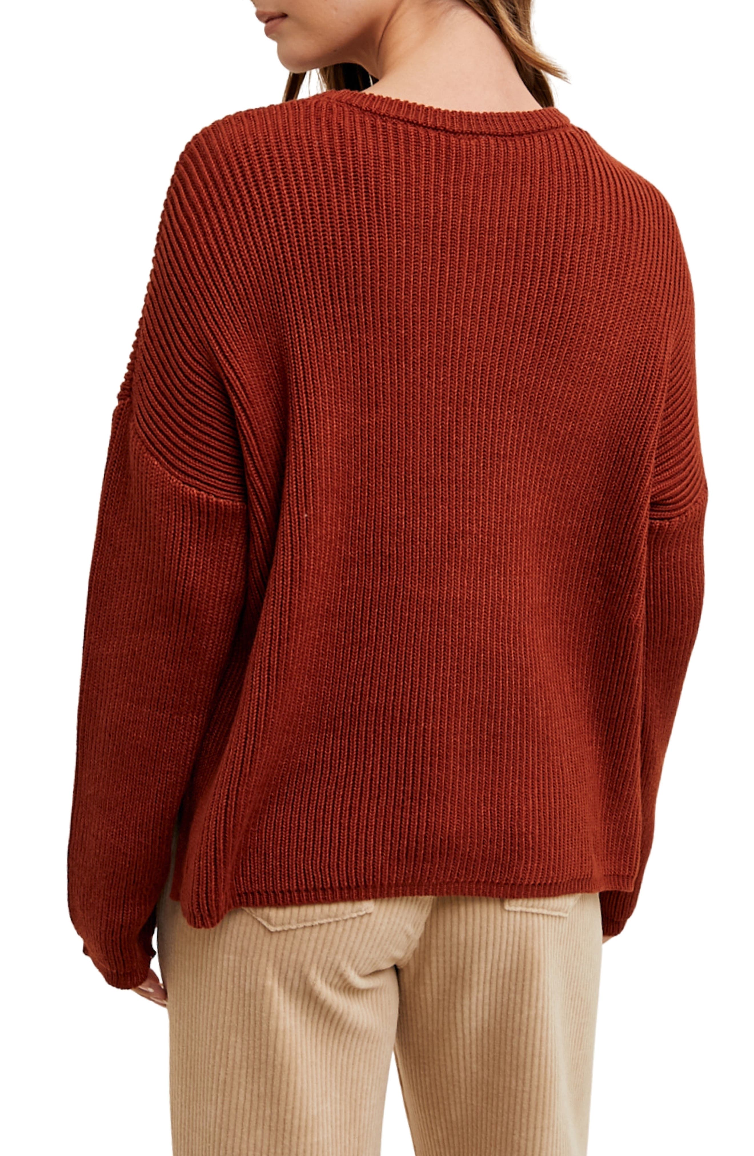 Drop Shoulder Sweater - image 2