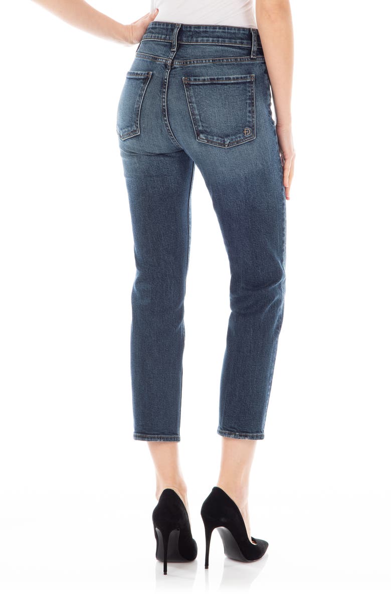 Fidelity Denim Arcadia Cropped Seamed Jeans, Alternate, color, 