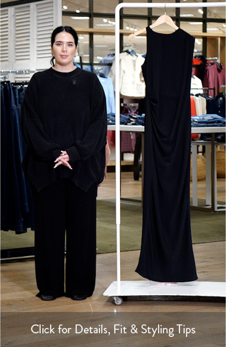 Keoni Asymmetric Neck Gown, sales video thumbnail