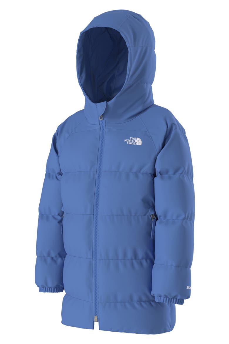 Kids' Hydrenalite Water Repellent 600-Fill-Power Down Hooded Parka, Alternate, color, ACTIVE BLUE