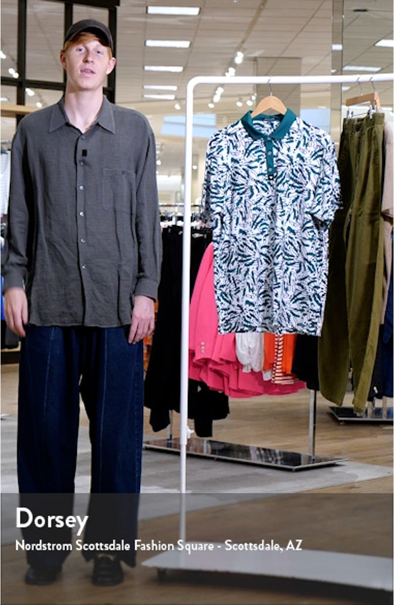 Fly Over Abstract Print Performance Golf Polo, sales video thumbnail