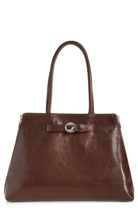 Data Leather Tote