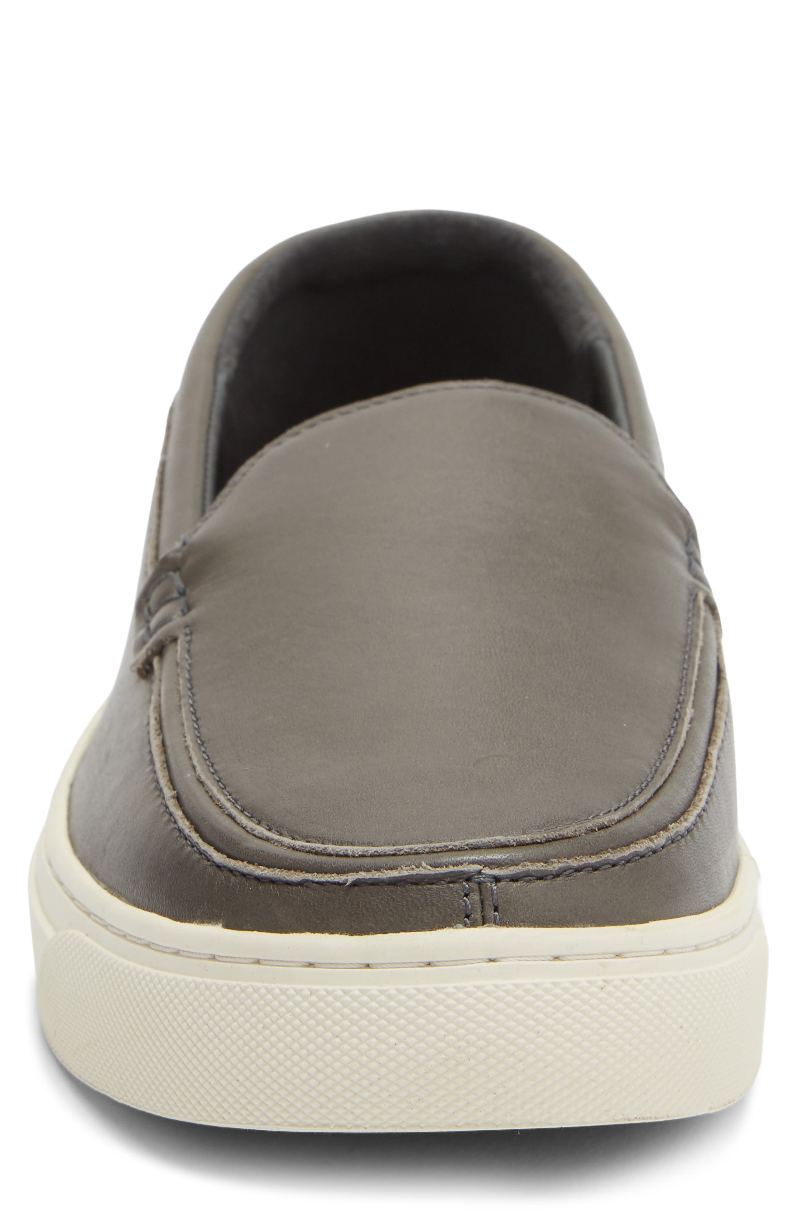 Kou Leather Slip-On, Alternate, color, DARK SHADOW/ DARK SHADOW